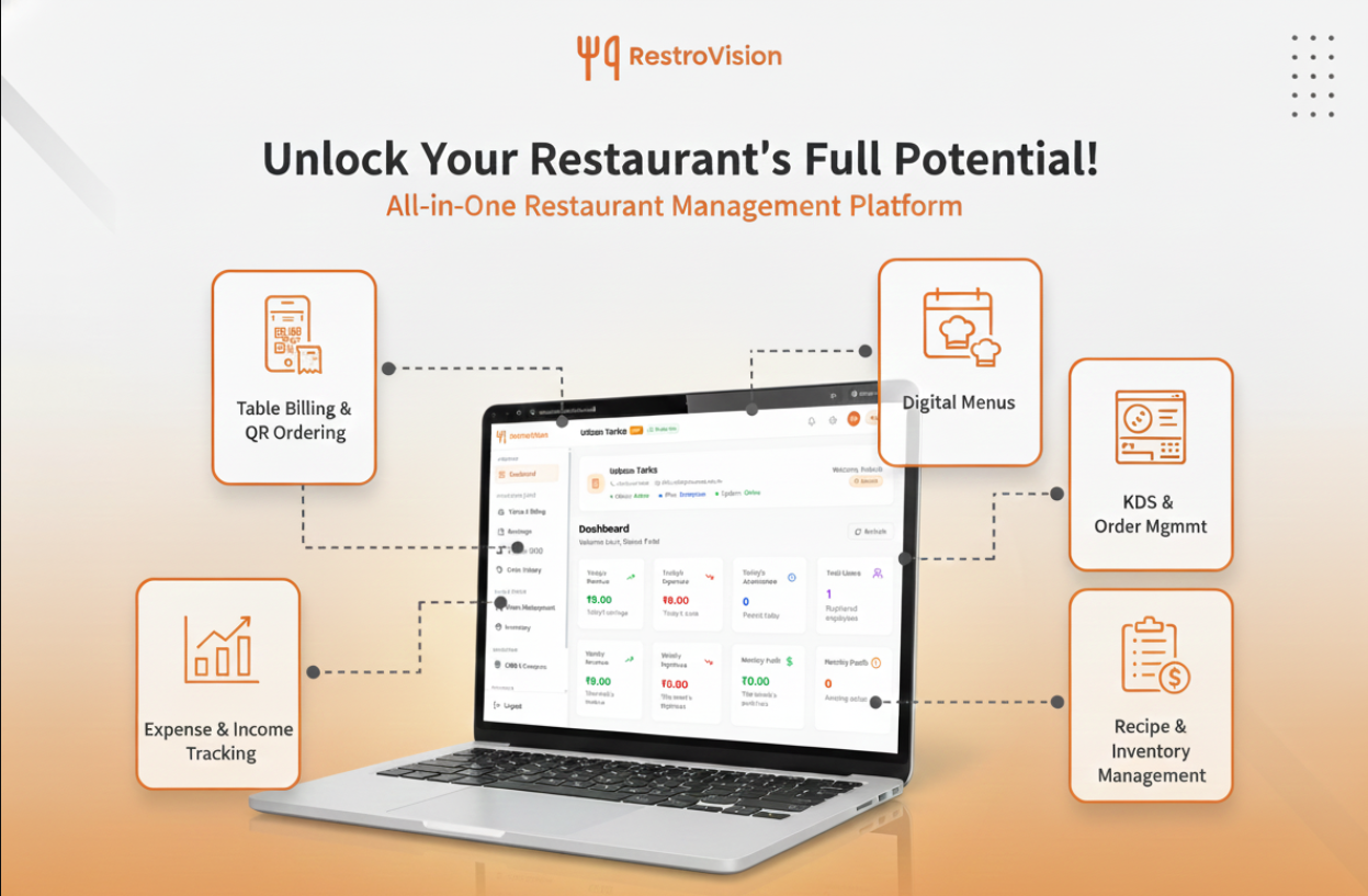 RestroVision - Restaurant Management SaaS
